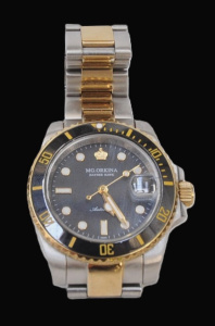 Lot 328 - Working Modern Men's MGORKINA Automatic Watch with See-Through Back Lot 328 - Working Modern Men's MGORKINA Automatic Watch with See-Through Back