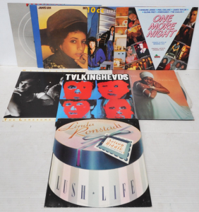 Lot 310 - Mixed lot vintage Vinyl Lp Records - Talking Heads, John Cougar Mellen
