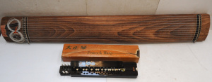 2 x Traditional Japanese Harps incl Large Koto Harp & Boxed Peacock Branded 2 x Traditional Japanese Harps incl Large Koto Harp & Boxed Peacock Branded