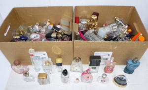 2 x Boxes Perfume bottles mostly French inc Vintage - Jean Paul Gaultier, Verc