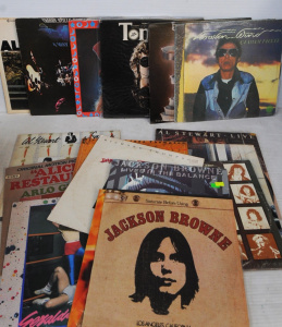 Lot 14 - Box lot of Vintage Mixed Vinyl LP Records incl Carol King, Al Stewart,
