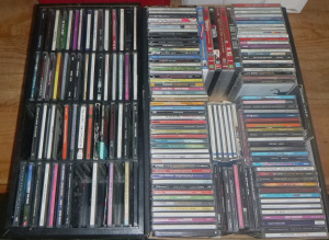 Lot 23 - 2 boxes - Vintage CDs & DVDs inc Six & Out, U2, Pearl Jam, Spic