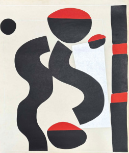 Lot 85 - Howard Smith (American, 1928 - 2021) Unframed Colour Serigraph - Untitl