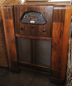 Vintage His Masters Voice Transistor Radio - Approx 95cm H