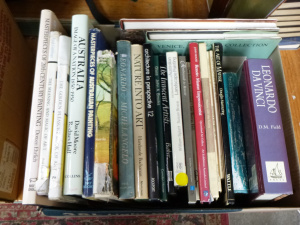 Box Lot Mixed Art Reference Books - incl Leonardo Da Vinci, The Art of Matisse,
