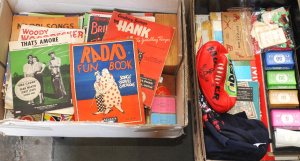 2 x Boxes of Mixed Sheet Music, Board Games & Card Games incl Thats Amore w