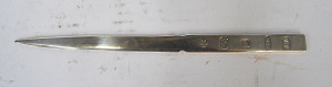 Boxed Vintage Sterling Silver Whitehill Letter Opener - WS&P & all hallm