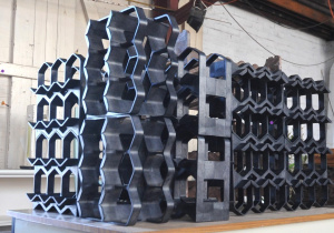 Lot 17 - Group Assorted Wine Racks incl Plastic Stackable, Metal, etc