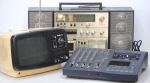 Lot 30 - 3 x Pieces of Vintage Electronics incl Telefunken Stereo 1M Boombox, Th