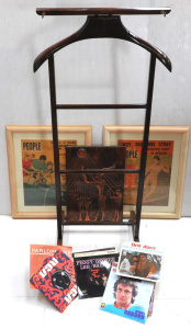 Lot 100 - Group Lot of Items incl 2 x Framed 1959 & 1964 People Magazine Cov