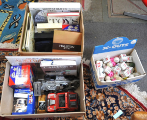 Lot 106 - 3 x boxes - Mixed Items - Kids Toy Cars, heaps Vintage & Modern Go