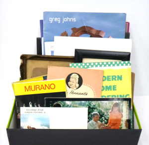 Lot 117 - Box Lot Mixed Vintage Ephemera - incl Auction Catalogues from John Per