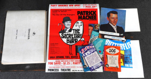 Lot 141 - Lot of Mixed Music & Theatre ephemera inc Frank Sinatra 1955 Austr