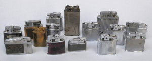 Lot 202 - Lot of Vintage Mixed Cigarette Lighters incl Japanese, Copper Lighter,