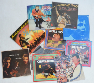 Lot 242 - Group lot - Classic Rock N Roll Vinyl Lp Records - Eddie Cochran, Ritc