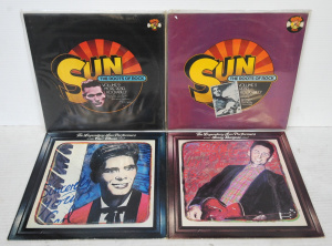 Lot 245 - 4 x vintage Classic Rock & Roll Vinyl Lp records relating to Sun R
