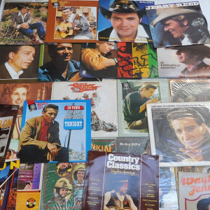 Lot 249 - Large group lot - Vintage Country & Western Vinyl Lp Records - hea