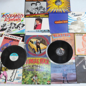 Lot 251 - Group lot - vintage American Rockabilly & Rock n Roll Vinyl Lp Rec