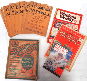 Lot 295 - Group Lot Vintage Magazines & Ephemera - incl D W Chandler Hardwar