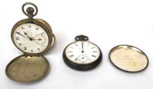 Lot 363 - 2 x Vintage Fob Watches incl Unicorn Fob Watch Missing The Front Glass