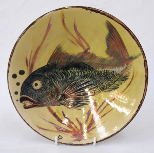 Lot 376 - Eusebi Diaz Costa (1909 - 1964) Spanish Pottery Charger w Handpainted
