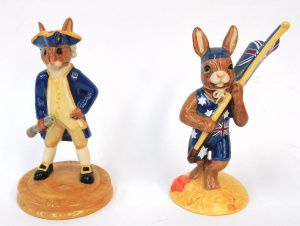 Lot 391 - 2 x Royal Doulton Bunnykins Figures inc Captain Cook DB 251 & Fede