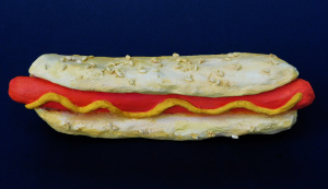 Lot 392 - Kenny Pittock Australian Artist (Melbourne) Hot Dog with Mustard Clay