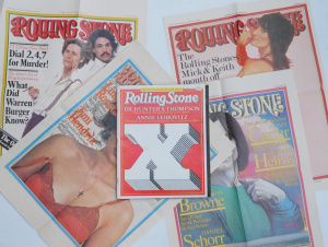 Lot 230 - Group lot - Vintage Rolling Stone Magazine Ephemera - 1977 10th Annive