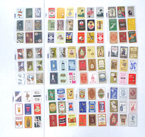 Lot 244 - Group Lot of alcohol advertising swap cards inc novelty Carlin can sha