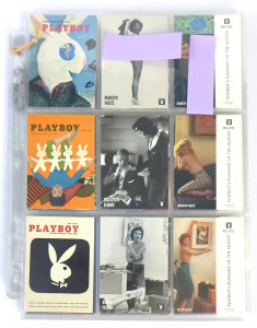 Lot 252 - Group Lot of Playboy playing cards inc set of Playboy covers & pla