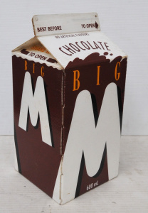 Lot 254 - Large oversized POS Milk Bar Chocolate Big M Advertising carton - 41cm