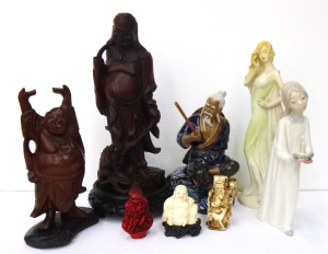 Lot 275 - Group lot of Oriental Items & China inc, Cinnabar snuff bottle, ca