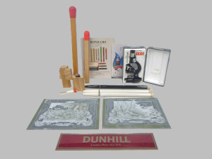 Lot 285 - Box lot - Mixed items - large novelty oversized Match Cigarette Lighte