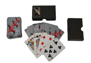 Lot 345 - Vintage set Berkshire playing cards w Art Deco Flamingo design