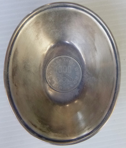 Lot 356 - Vintage K Uyeda Japanese Sterling Silver Bowl - 1964 Tokyo Olympic Gam