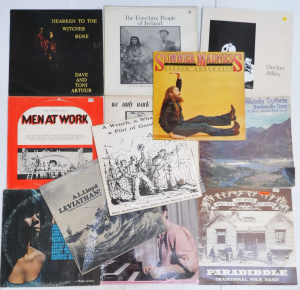 Lot 7 - Lot of Vintage Vinyl LP Folk Albums incl Songs of the Whaling Trade, The