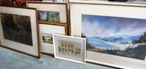 Lot 36 - Group lot of Framed Australian Watercolours - mostly traditional landsc