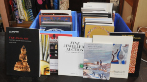 Lot 62 - 2 x Tubs of Antique Auction Catalogues by Leonard Joel, Moss Green, Sot Lot 62 - 2 x Tubs of Antique Auction Catalogues by Leonard Joel, Moss Green, Sot