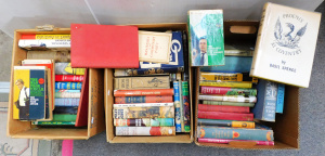 Lot 74 - 3 Boxes vintage Books inc Historical - The Railways of Britain, Phoenix