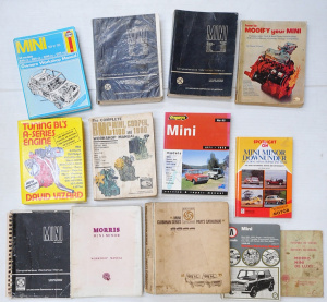 Lot 76 - Box lot - Vintage Mini Car Manuals & Books - how to Modify your Min