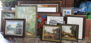 Lot 94 - lot of Assorted Pictures & prints incl Australian Country Landscape