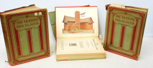 Lot 128 - 1940s Three volset HC The Modern Bricklayer printed by The Caxton Publ Lot 128 - 1940s Three volset HC The Modern Bricklayer printed by The Caxton Publ