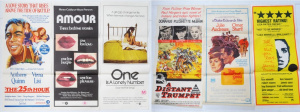 Lot 157 - Group lot - Vintage Daybill Movie Posters - Amour , The Distant Trumpe