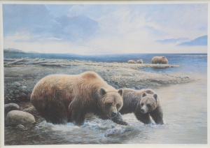 Lot 237 - Lissa Calvert (Active c1980-2000s) Large framed Signed Ltd Ed Colour p Lot 237 - Lissa Calvert (Active c1980-2000s) Large framed Signed Ltd Ed Colour p