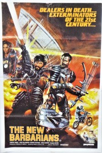 Lot 248 - Large vintage 1 Sheet Movie poster for The New Barbarians - dealers in Lot 248 - Large vintage 1 Sheet Movie poster for The New Barbarians - dealers in