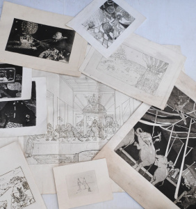 Lot 269 - Julie Higginbotham (1953 - ) & other Artists - Group lot Unframed Lot 269 - Julie Higginbotham (1953 - ) & other Artists - Group lot Unframed