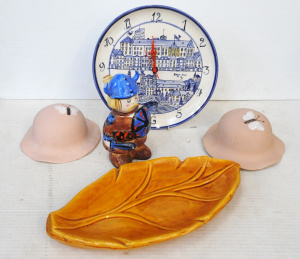 Lot 276 - Group lot - Vintage European Ceramics - Pair Gabriel Swedish Pottery H