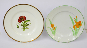 Lot 324 - 1920s Shelley with yellow flowers & Royal Worcester Poppy 27cm D