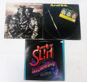 Lot 328 - 3 x vintage Vinyl Lp Records - The Jam Setting Sons, Root Boy Slim &am