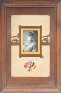 Lot 391 - Ornately Framed Original WW1 Photograph of Private David John Tait 22n Lot 391 - Ornately Framed Original WW1 Photograph of Private David John Tait 22n